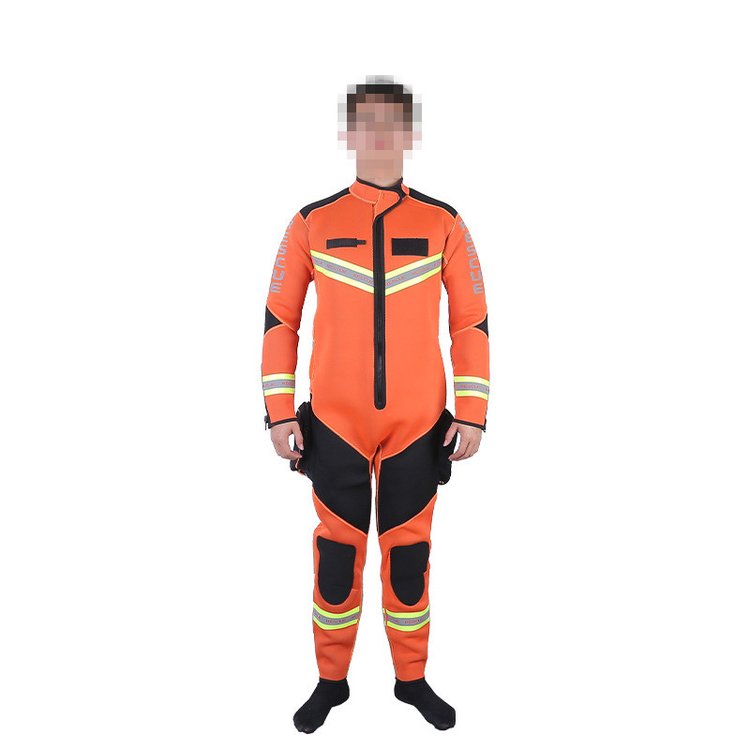 连体式救援潜水服湿式水域救 援服水域抢险消防救援服